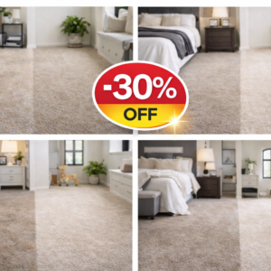 4-Bedroom Carpet Cleaning – Whole Home Deep Clean