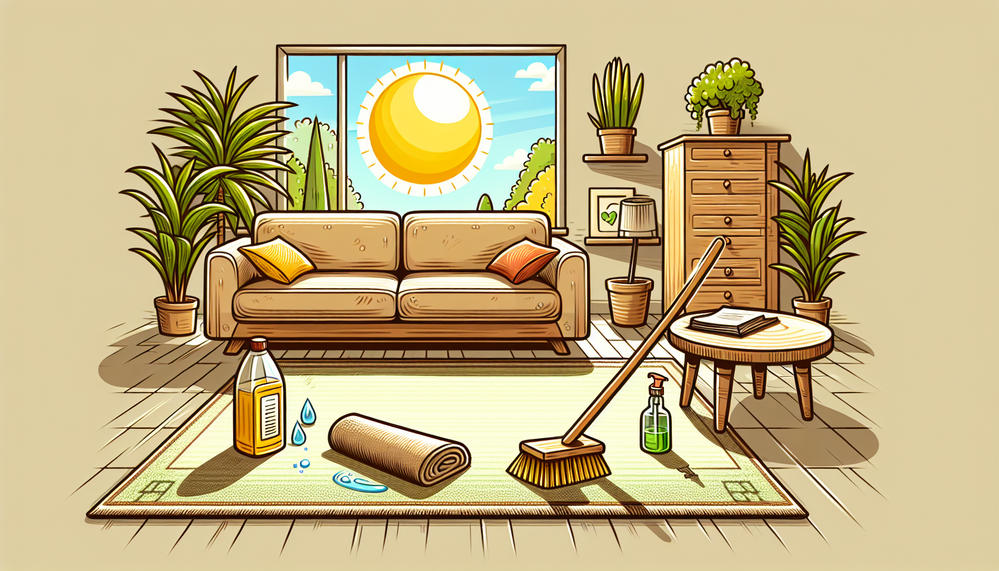 cover story on Eco-Friendly Carpet Cleaning: Healthy Home Tips