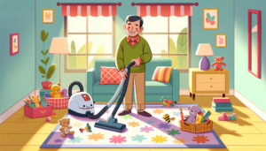 cover story on Carpet Cleaning Kids: Safe and Healthy Carpet Care Tips