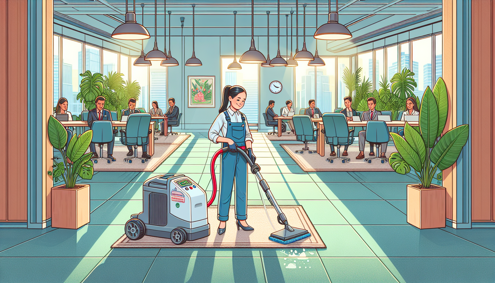 cover story on Ultimate Guide to Office Carpet Cleaning and Health