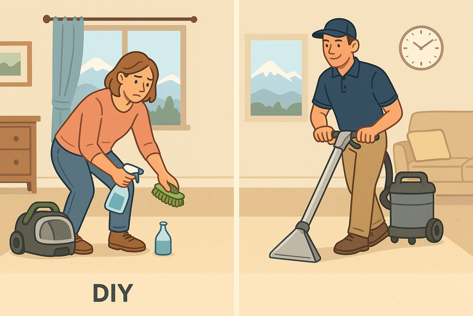 cover story on Professional Carpet Cleaning vs DIY: Denver Homeowners Guide