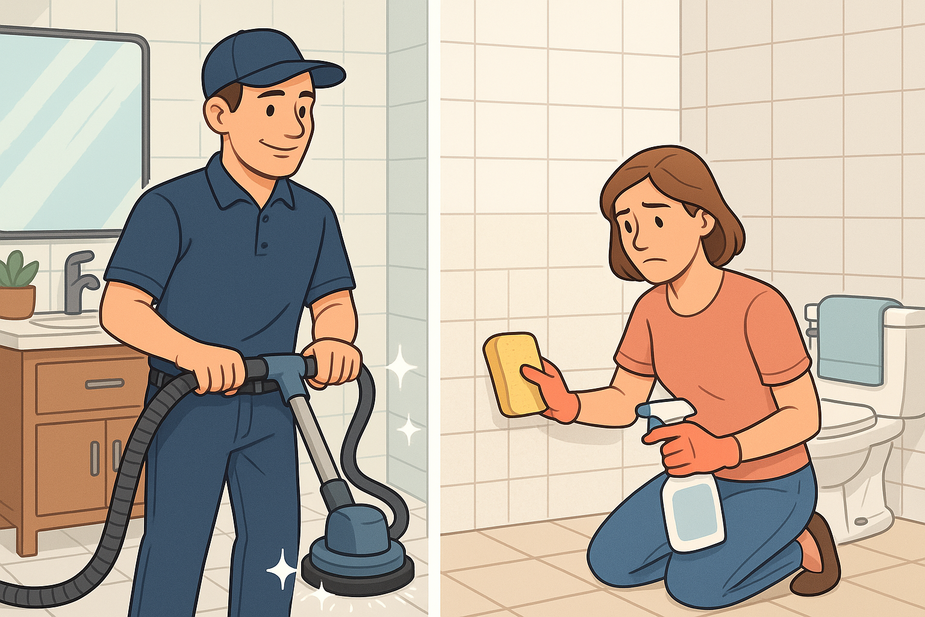 cover story on Professional Grout Cleaning Denver vs. DIY: Is It Really Worth It?