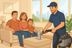 cover story on The Real Upholstery Cleaning Benefits for Denver Homes