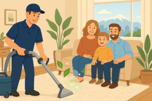 cover story on Eco-Friendly Carpet Cleaning: Benefits for Denver Families