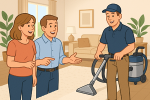 cover story on Save Money on Carpet Cleaning by Investing in Regular Professional Care