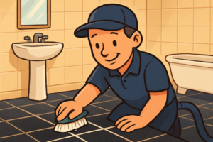 cover story on How to Clean Black Grout: Restore Your Grout to Like-New Condition